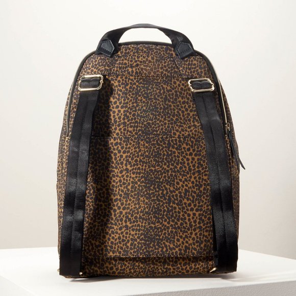 Stella & Dot Lady Boss Backpack in leopard print - Picture 2 of 9